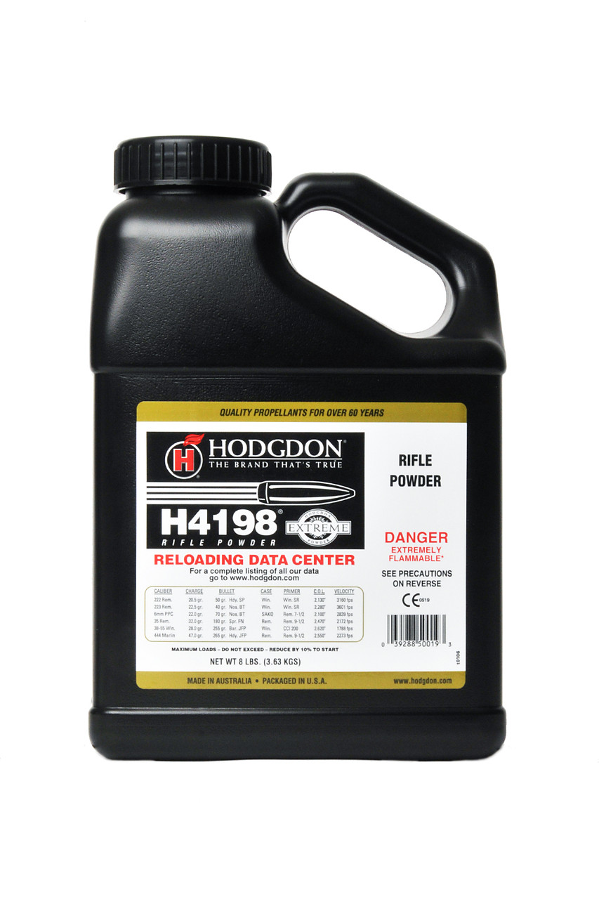 Hodgdon H4198 Smokeless Powder 1&8 Lb - Image 2