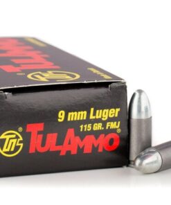 50 Rounds of 9mm Ammo by Tula - 115gr FMJ