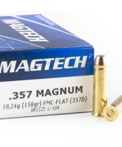 50 Rounds of .357 Mag Ammo by Magtech - 158gr FMJ FN
