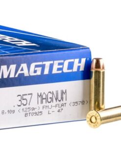 50 Rounds of .357 Mag Ammo by Magtech - 125gr FMJ FN