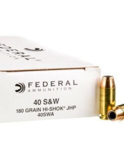 1000 Rounds of .40 S&W Hi Shok Ammo by Federal Classic - 180gr JHP