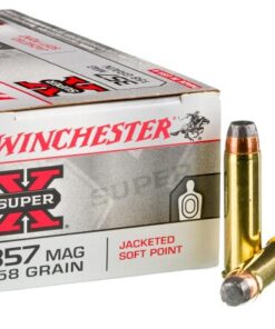 50 Rounds of .357 Mag Ammo by Winchester Super-X - 158gr JSP