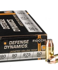 1000 Rounds of .380 ACP Ammo by Fiocchi - 90gr JHP
