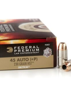 50 Rounds of .45 ACP +P HST Ammo by Federal LE - 230gr JHP