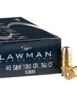 1000 Rounds of .40 S&W Clean-Fire Ammo by Speer - 180gr TMJ