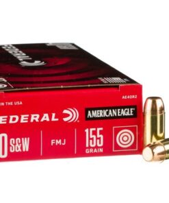 1000 Rounds of .40 S&W Ammo by Federal - 155gr FMJ