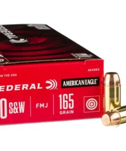 1000 Rounds of .40 S&W Ammo by Federal - 165gr FMJ