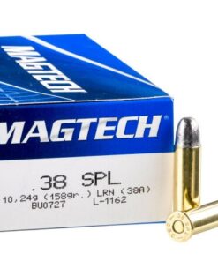 50 Rounds of .38 Spl Ammo by Magtech - 158gr LRN