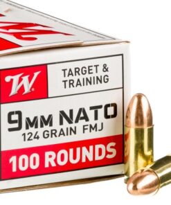 1000 Rounds of 9mm NATO Ammo by Winchester - 124gr FMJ