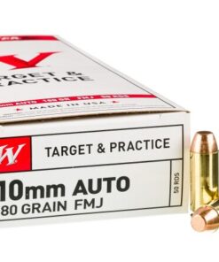 500 Rounds of 10mm Ammo by Winchester USA - 180gr FMJ