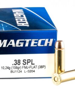 50 Rounds of .38 Special Ammo by Magtech - 158gr FMJ FN