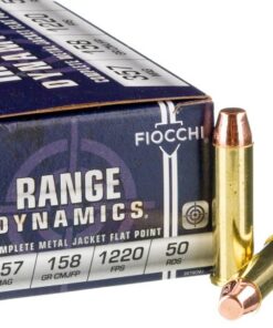 50 Rounds of .357 Mag Ammo by Fiocchi - 158gr CMJ