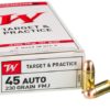 50 Rounds of .45 ACP Ammo by Winchester - 230gr FMJ