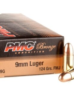 1000 Rounds of 9mm Ammo by PMC - 124gr FMJ