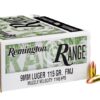 1000 Rounds of 9mm Ammo by Remington Range - 115gr FMJ