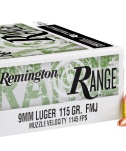1000 Rounds of 9mm Ammo by Remington Range - 115gr FMJ