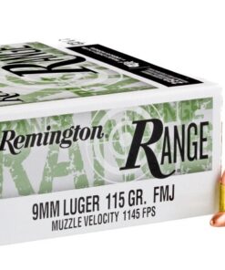 250 Rounds of 9mm Ammo by Remington Range - 115gr FMJ