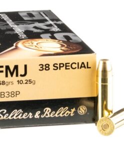 1000 Rounds of .38 Spl Ammo by Sellier & Bellot - 158gr FMJ