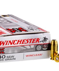 50 Rounds of .40 S&W Ammo by Winchester - 165gr BEB