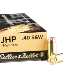 1000 Rounds of 40 S&W Ammo by Sellier & Bellot - 180gr JHP