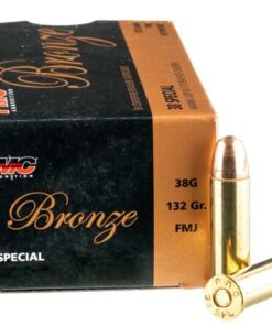 1000 Rounds of .38 Spl Ammo by PMC - 132gr FMJ