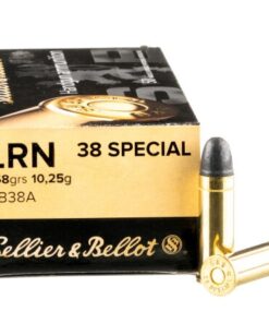 1000 Rounds of .38 Spl Ammo by Sellier & Bellot - 158gr LRN