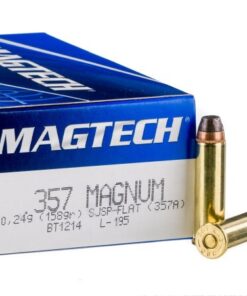 1000 Rounds of .357 Mag Ammo by Magtech - 158gr SJSP