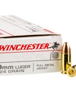 50 Rounds of 9mm Ammo by Winchester - 124gr FMJ