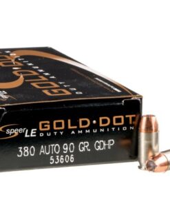 1000 Rounds of .380 ACP Ammo by Speer LE - 90gr JHP