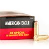 1000 Rounds of .38 Spl Ammo by Federal American Eagle - 130gr FMJ