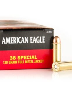 1000 Rounds of .38 Spl Ammo by Federal American Eagle - 130gr FMJ