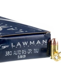 50 Rounds of .380 ACP Ammo by Speer - 95gr TMJ