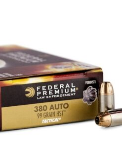 1000 Rounds of .380 ACP Ammo by Federal Tactical - 99gr HST JHP
