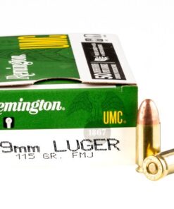 500 Rounds of 9mm Ammo by Remington - 115gr MC