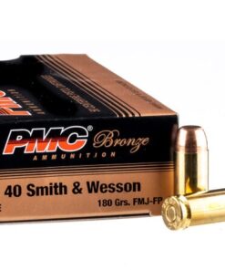 1000 Rounds of .40 S&W Ammo by PMC - 180gr FMJFN