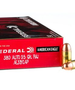 50 Rounds of .380 ACP Ammo by Federal - 95gr FMJ