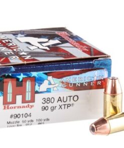 25 Rounds of .380 ACP Ammo by Hornady - 90gr JHP