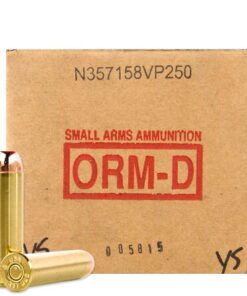 250 Rounds of .357 Mag Ammo by American Quality Ammunition - 158gr FMJ