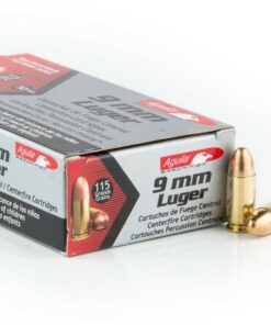 1000 Rounds of 9mm Ammo by Aguila - 115gr FMJ