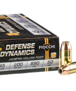 500 Rounds of .45 ACP Ammo by Fiocchi - 200gr JHP