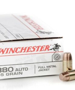 50 Rounds of .380 ACP Ammo by Winchester - 95gr FMJ