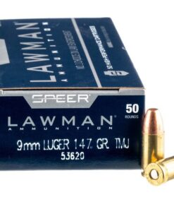 1000 Rounds of 9mm Ammo by Speer - 147gr TMJ