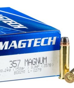 50 Rounds of .357 Mag Ammo by Magtech - 158gr SJHP