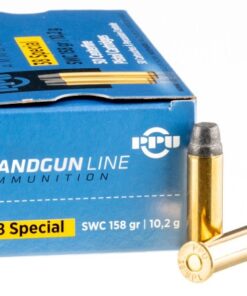 500 Rounds of .38 Special Ammo by Prvi Partizan - 158gr Semi-Wadcutter