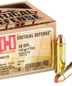 25 Rounds of .38 Spl Ammo by Hornady - 110gr JHP