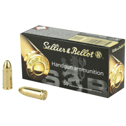 1000 Rounds of 9mm Ammo by Sellier & Bellot - 115gr FMJ - Image 2