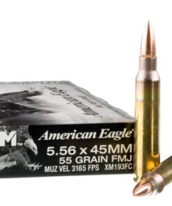 500 Rounds of 5.56x45 Ammo by Federal American Eagle - 55gr FMJBT XM193