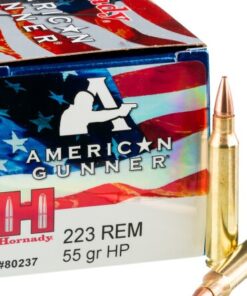 500 Rounds of .223 Ammo by Hornady American Gunner - 55gr HP