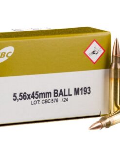 1000 Rounds of 5.56x45 Ammo by CBC/Magtech - 55gr FMJ M193