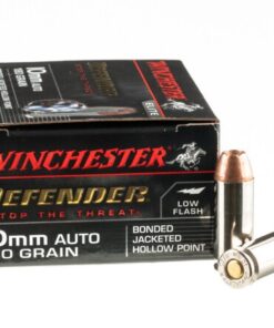 20 Rounds of 10mm Ammo by Winchester Defender - 180gr JHP